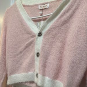 Brand New W/Tags! Baby pink cosy cardigan! Size S/M
